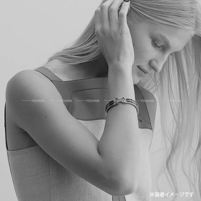 HERMES エルメス ブレスレット クリック アッシュ PM 盛装の馬