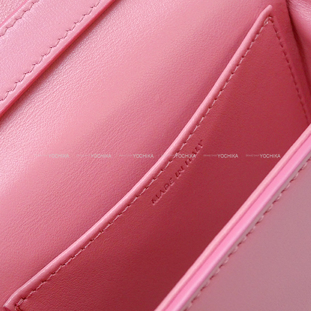 CELINE セリーヌ ショルダーバッグ ミニ トリオンフ ピンク カーフスキン ゴールド金具 10I513DPV 新品同様【中古】
