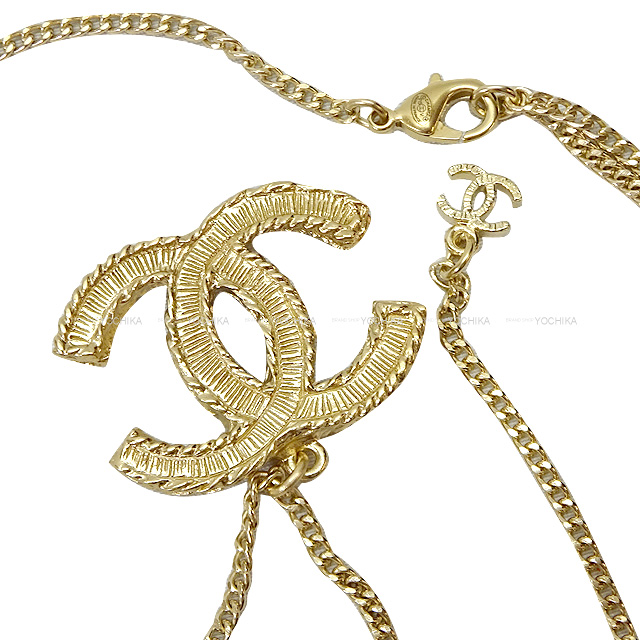 CHANEL シャネル ネックレス パール ビッグ ココマーク チェーン 
