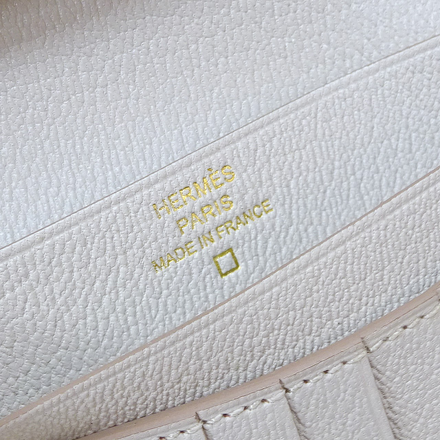 HERMES エルメス 二つ折り財布 ベアンコンパクト ベトン クロコダイルアリゲーターマット ゴールド金具 U刻印 新品