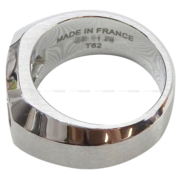 HERMES エルメス リング・指輪 デルタ #62 シルバー ステンレス銅 シルバー金具 新品未使用