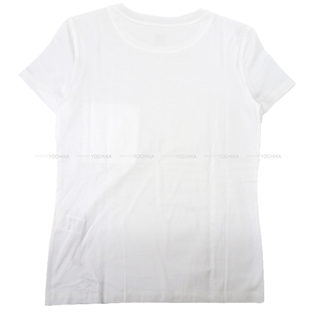 HERMES エルメス 半袖Tシャツ ポケット付き クロシェット＆鍵 刺繍 #34