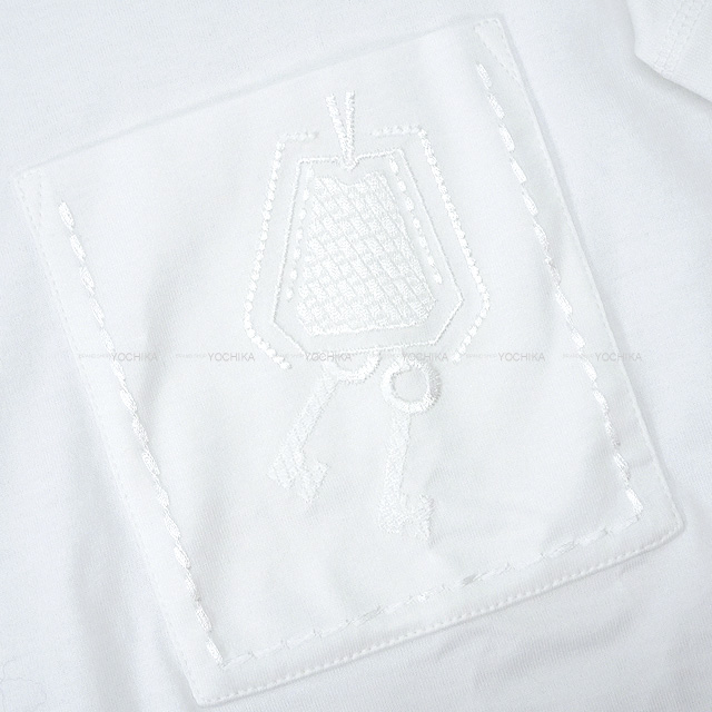 HERMES エルメス 半袖Tシャツ ポケット付き クロシェット＆鍵