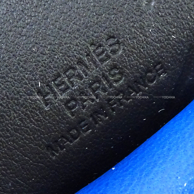 HERMES エルメス バッグチャーム ロデオ ペガサス PM ブルーフランス/黒 (ブラック)/クレ アニューミロ(ラム) U刻印 新品