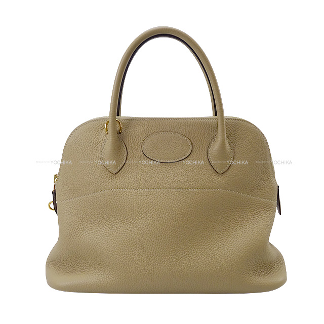 HERMES エルメス ショルダーバッグ ボリード31 ヴェルソ トレンチ/エトープ (エトゥープ) トリヨンクレマンス ゴールド金具 Z刻印  新品同様【中古】