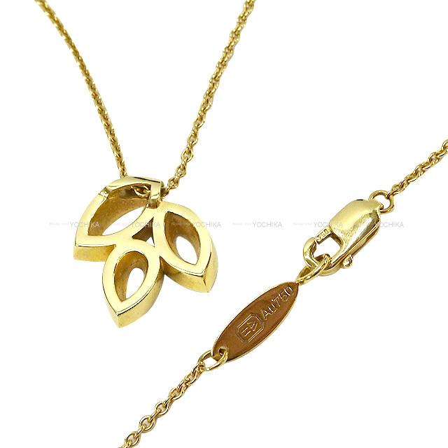 HARRY WINSTON ハリーウィンストン ネックレス リリークラスター ミニ ペンダント 18Kイエローゴールド/ダイヤ0.19ct  ゴールド金具 PEDYSM1MCL SAランク【中古】
