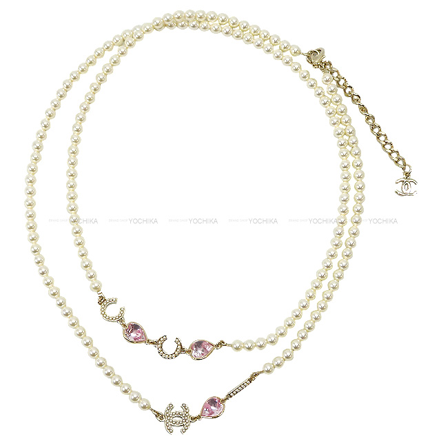 2022年 秋冬 CHANEL シャネル ネックレス パールココマーク 