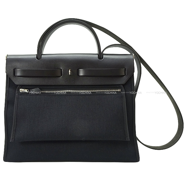 HERMES エルメス ショルダーバッグ エールバッグジップ 31 PM 黒 