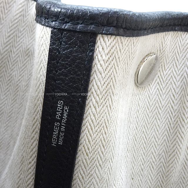 HERMES エルメス トートバッグ ガーデンパーティ 36 PM 黒 ...