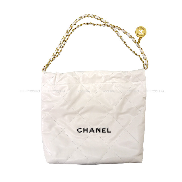 CHANEL 22 handbag ハンドバッグ　ホワイト