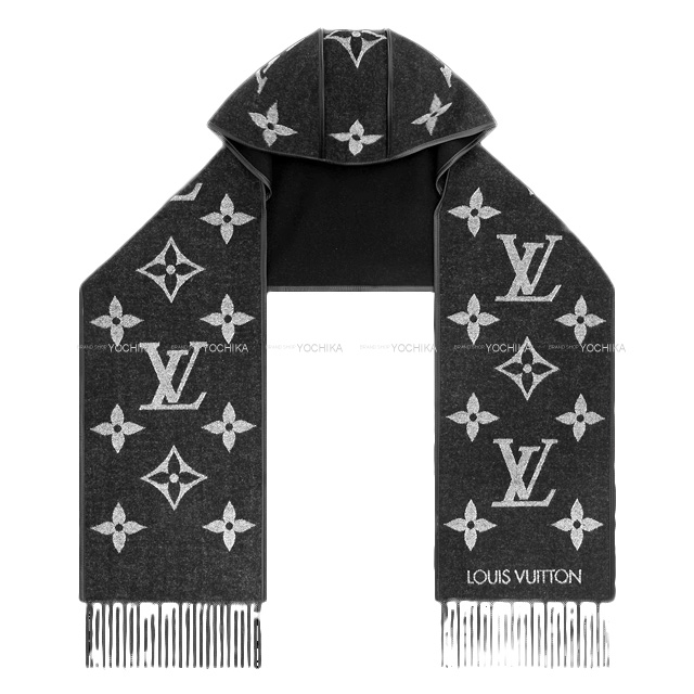 【正規品】LOUIS VUITTON チャーム付き カシミヤ マフラーレディース