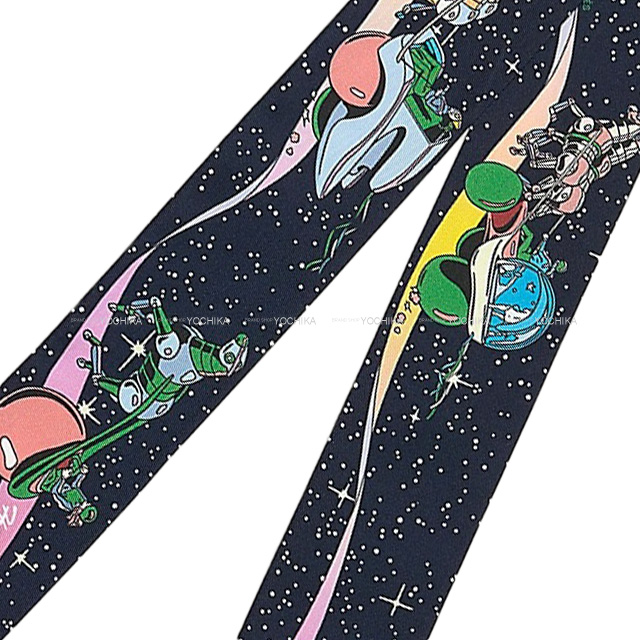 HERMES エルメス スカーフ ツイリー スペースダービー Space
