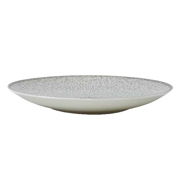 HERMES エルメス 食器 BBプレート パンプレート モザイク24 プラチナ