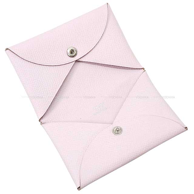 HERMES エルメス カードケース カルヴィ モーヴペール エプソン