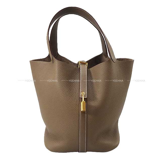 定番人気☆HERMES☆ピコタン ロック GM 26 ゴールド/G金具 HERMES エルメス ハンドバッグ ピコタンロック 26 GM エトープ