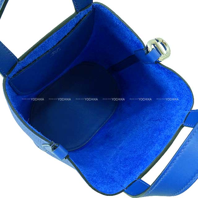 エルメス インザループ18 In-The-Loop ブルーロイヤル/S金具 エルメス<br>イン・ザ・ループ 18cm<br>ニューブルージーン<br