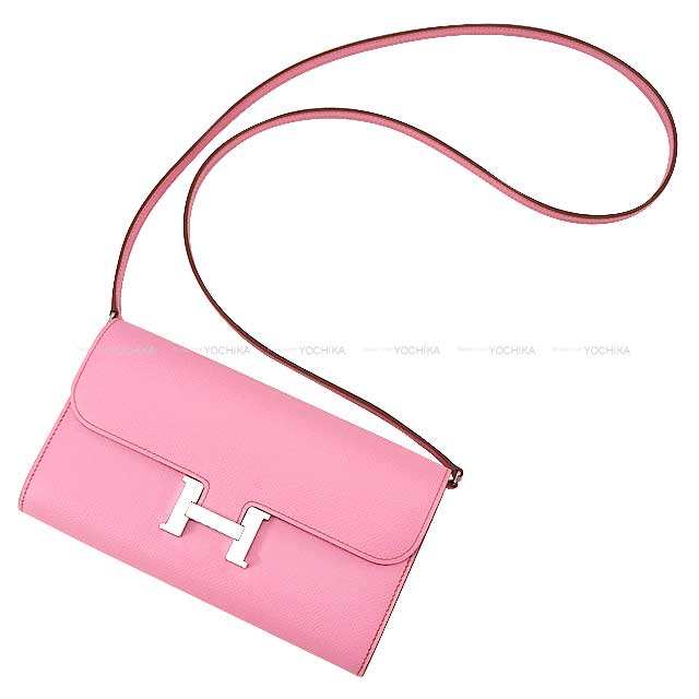 HERMES エルメス 長財布 コンスタンスロング トゥーゴー ピンク