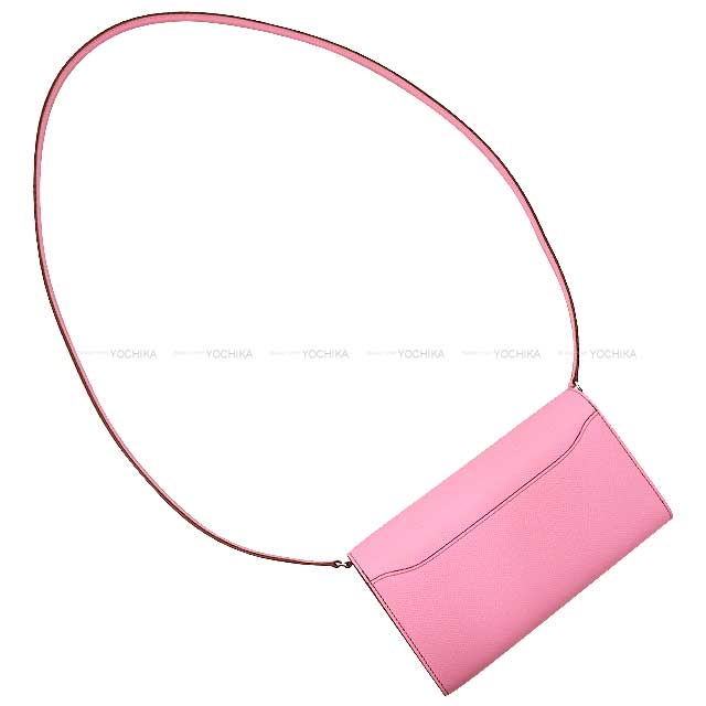 HERMES エルメス 長財布 コンスタンスロング トゥーゴー ピンク