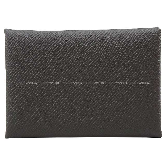 エルメス, カルヴィ デュオ, コインケース付きカードケース, ルージュセリエ, シェーブルシャムキア, シルバー金具