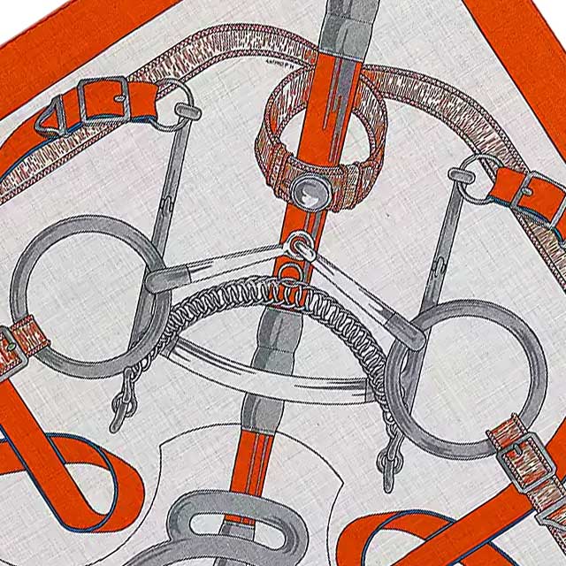 エルメス　HERMES スカーフ　ストール　89×89 黄金の拍車 S380 エルメス シルクスカーフ 黄金の拍車 | VINTAGE PARIS