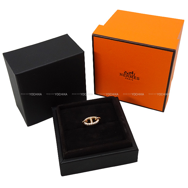 【上品】HERMES Farandole ローズゴールド指輪 HERMES Farandole(エルメス ファランドール) 指輪・リング