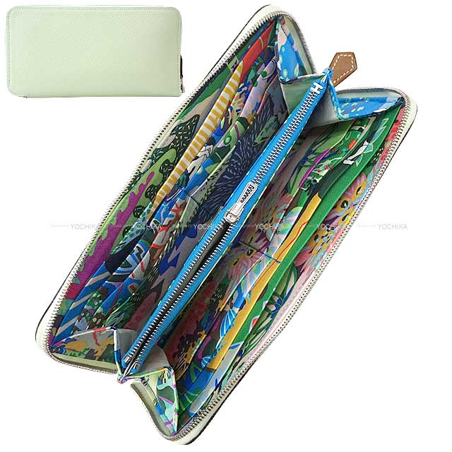 HERMES エルメス 長財布 アザップシルクイン アンリベルテ！自由に  