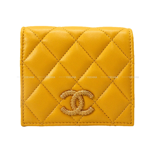 CHANEL シャネル ラムスキン マトラッセ ココマーク チェーン