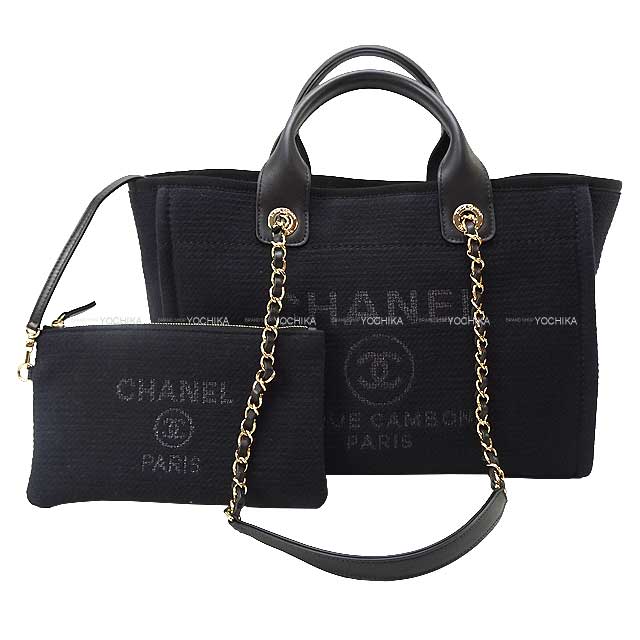 CHANEL シャネル トートバッグ ドーヴィル スモールショッピング 2way ...