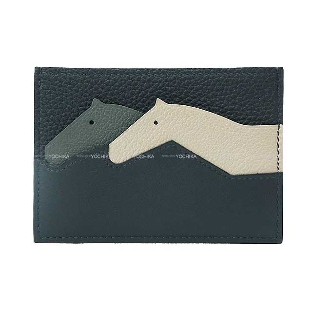 hermes card holder horse