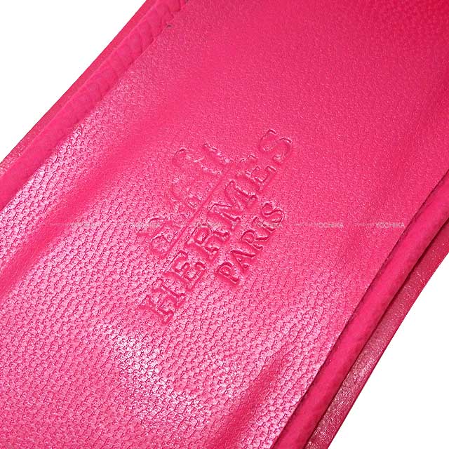 HERMES エルメス サンダル オラン #36 ローズメキシコ エプソン 準新品