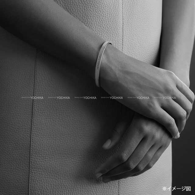 【最終値下げ】HERMES ブレスレット ユニ マロングラッセ(シルバー) エルメス ユニ バングル ブレスレット シルバー/マロングラッセ
