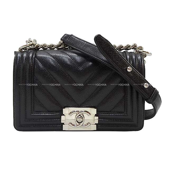 CHANEL シャネル ショルダーバッグ ボーイシャネル シェヴロン V ...