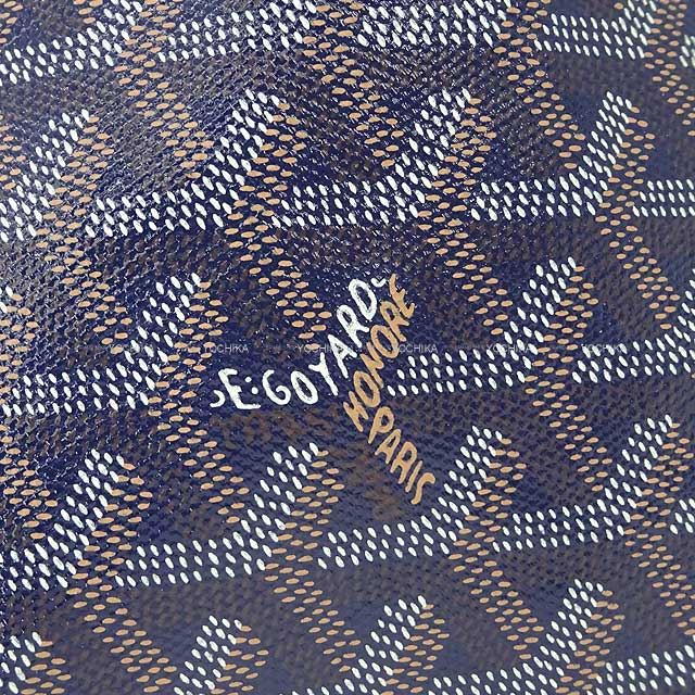 GOYARD ゴヤール トートバッグ サンルイ PM ネイビーブルー PVC