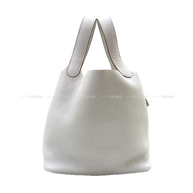 HERMES エルメス ハンドバッグ ピコタンロック 22 MM グリス