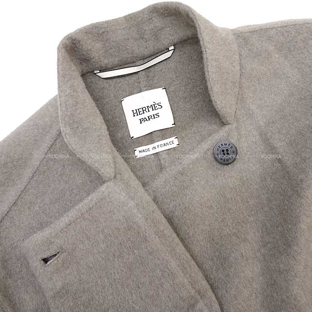 エルメス カシミヤ ハイネック ベスト40 小さいサイズ]カシミヤ混ハイネックカットソー(レイヤードに