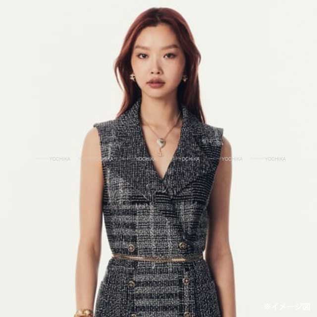 2024年春夏 プレ CHANEL シャネル ピアス フープ ラインストーン