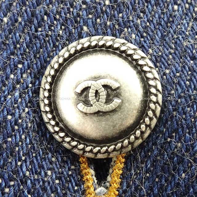 CHANEL シャネル デニムジャケット ツイード フリンジ ガブリエルココ CHANEL シャネル デニムジャケット ツイード フリンジ ガブリエルココ