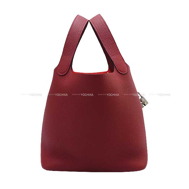 ❤お得なお品❤ピコタンロックMM ルージュクーｘゴールド Ｇ金具 エルメス Ｄ刻 ❤お得なお品❤ピコタンロックMM ルージュクーxゴールド G金具