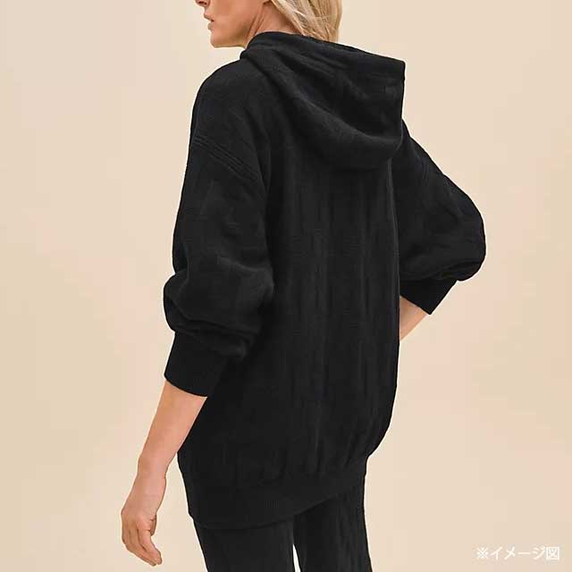 HERMES エルメス セーター Hモチーフ フード付き プルオーバー ニット