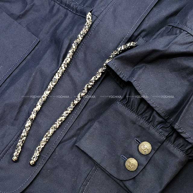 CHANEL スプリングコート CHANEL シャネル ミリタリーコート レディース スプリングコート