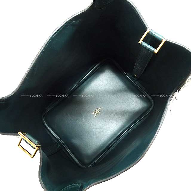 ‼️‼️‼️‼️‼️早い者勝ち‼️‼️‼️‼️‼️エルメス　アリゲーター　バンド　P刻印　ブラック 恵比寿明治通り店】HERMES エルメス ハンドバッグ ピコタン