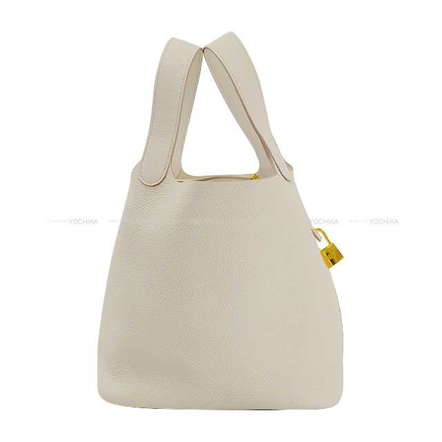 HERMES エルメス ハンドバッグ ピコタンロック 22 MM ベトン