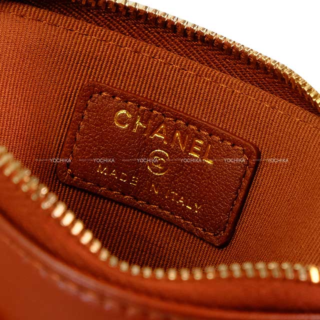 大人のお洒落はブラウン系★CHANEL★カードケース★ゴールド金具 2023年秋冬 CHANEL シャネル コインケース シャネル19 ジップ