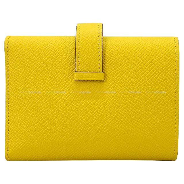 商品名: エルメス ベアン（Béarn）ウォレット イエロー 三つ折り