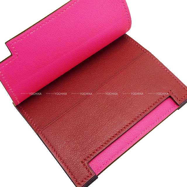 HERMES エルメス カードケース ミュルチプリ マグノリア