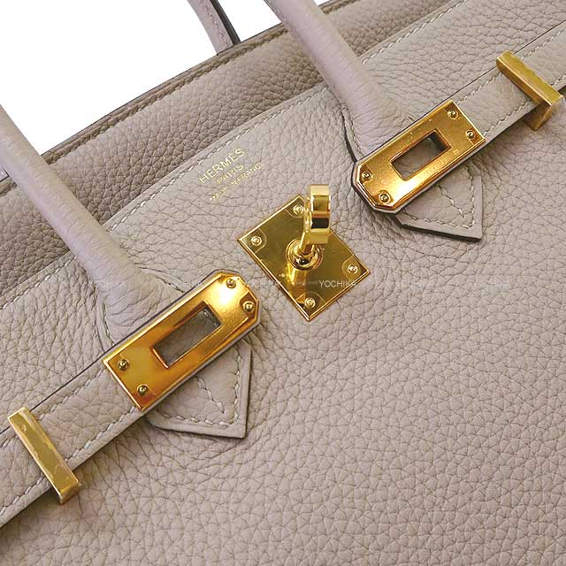 HERMES エルメス ハンドバッグ バーキン25 トゥルティールグレー