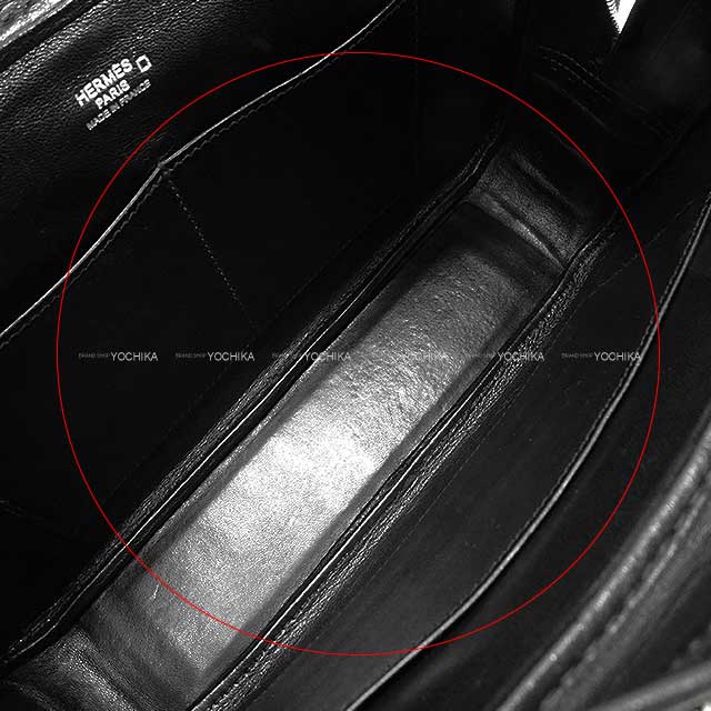 HERMES エルメス ハンドバッグ プリュム エラン 28 黒 (ブラック