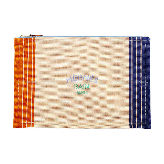 【高価値】 ポーチ エルメス HERMES ヨッティング GM フラットポーチ バッグ