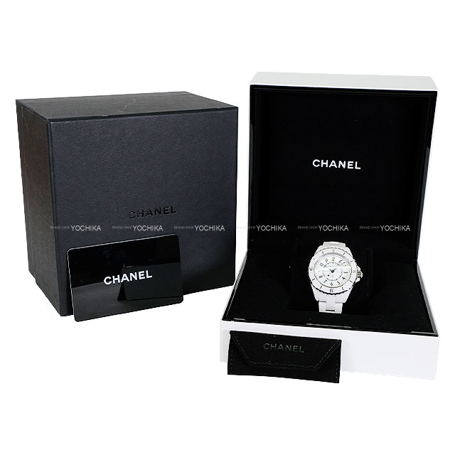 CHANEL シャネル 腕時計 J22 33mm クォーツ ホワイト ホワイト CHANEL シャネル 腕時計 J22 33mm クォーツ ホワイト ホワイト
