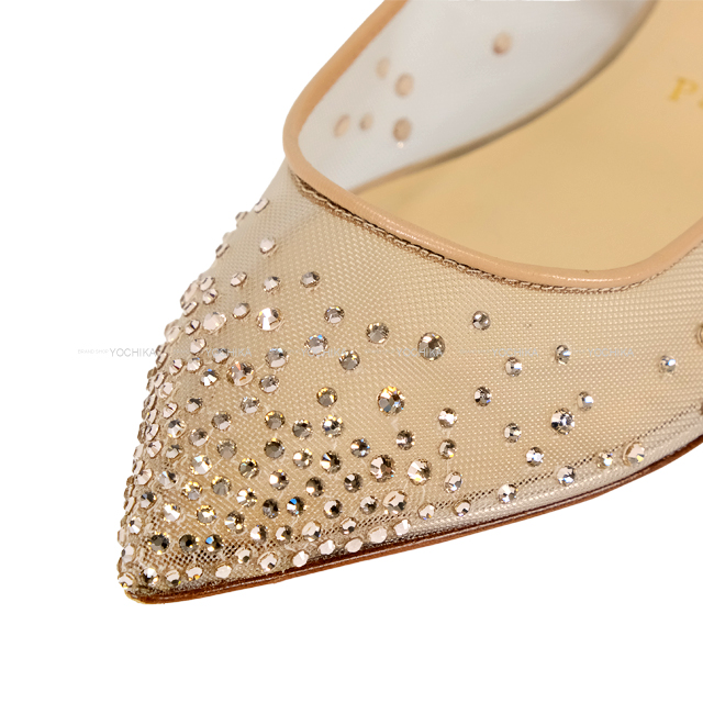 クリスチャンルブタン　メッシュフラットシューズ ベージュ黒 楽天市場】クリスチャンルブタン Christian Louboutin MIX FLAT